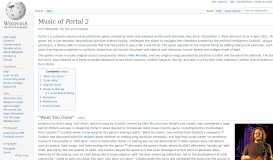 
							         Music of Portal 2 - Wikipedia								  
							    