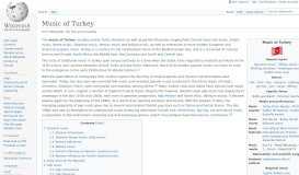 
							         Music of Turkey - Wikipedia								  
							    