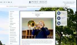 
							         Music | Port Regis School								  
							    