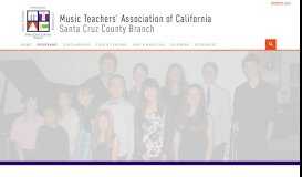
							         Music programs and evaluation opportunities at MTAC-SCCMTAC								  
							    
