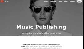 
							         Music Publishing - Kobalt								  
							    