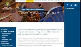 
							         Music Tuition | Toowoomba Grammar School								  
							    