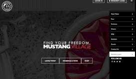 
							         Mustang Village: Home								  
							    