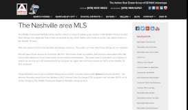 
							         Mutltple Listing Service - Nashville MLS								  
							    
