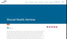 
							         Mutual Health Services - AHIP								  
							    