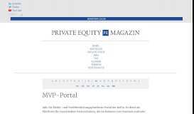 
							         MVP-Portal | Private Equity Magazin								  
							    