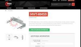 
							         MVT-RMS9 - BRAH Electric								  
							    