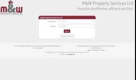 
							         M&W Property Services Ltd - Powered by vonePortal								  
							    