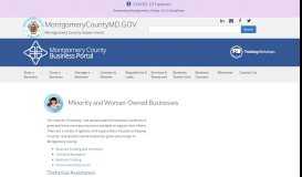 
							         MWOB - Montgomery County Business Portal								  
							    