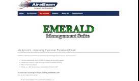 
							         My Account – Accessing Customer Portal and Email | AireBeam ...								  
							    