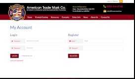 
							         My Account | American Trade Mark Co.								  
							    
