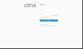 
							         My Account - Citrix								  
							    