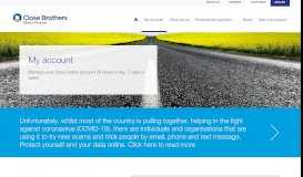 
							         My account | Close Brothers Motor Finance								  
							    