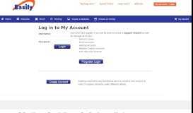 
							         My Account - Control Panel - Web hosting - Easily.co.uk								  
							    