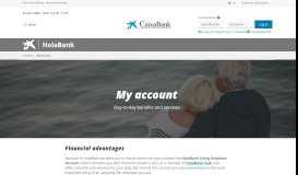 
							         My account | HolaBank | CaixaBank								  
							    