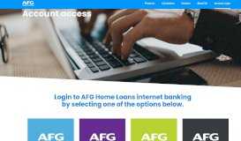 
							         My Account Login - AFG Home Loans								  
							    
