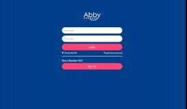 
							         My Account Login - App Support - Abby Connect								  
							    