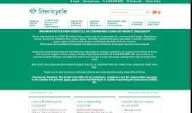 
							         My Account - Login | Stericycle								  
							    