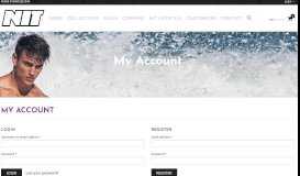 
							         My Account | NIT | THE NEW SWIMSUIT								  
							    