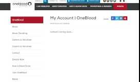 
							         My Account | OneBlood | OneBlood								  
							    
