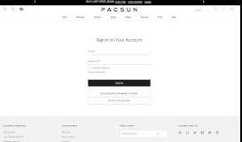 
							         My Account - PacSun								  
							    