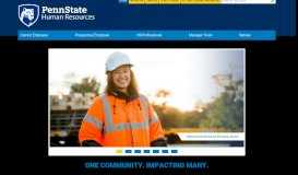 
							         My Account - Penn State University - Jobs								  
							    