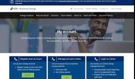 
							         My Account | SSE Business Energy								  
							    