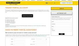
							         My Account - Tenant Account Access - Boxer Property								  
							    