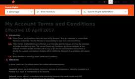 
							         My Account Terms and Conditions | Jetstar								  
							    