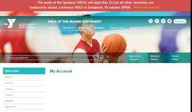 
							         My Account - YMCA of the Inland Northwest								  
							    