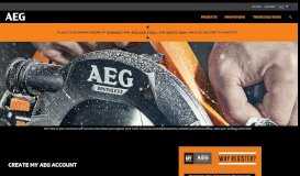 
							         MY AEG - AEG Powertools								  
							    