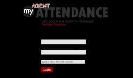 
							         MY AGENT ATTENDANCE - Agent Portal								  
							    