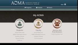
							         My AOMA | Acupuncture School Student Portal								  
							    