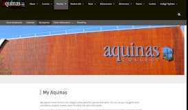 
							         My Aquinas - Aquinas College								  
							    