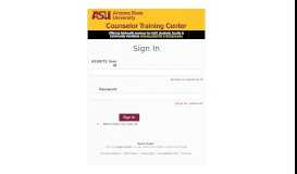 
							         My ASU - Arizona State University								  
							    