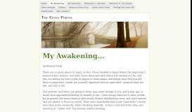 
							         My Awakening - The Elven Portal								  
							    