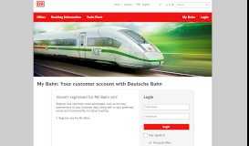 
							         My Bahn: Your customer account with Deutsche Bahn								  
							    