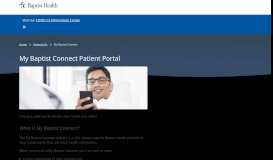 
							         My Baptist Connect (Patient Portal) - Baptist Health								  
							    