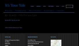 
							         My Benefits / My Pay and Info | It's Your Yale								  
							    