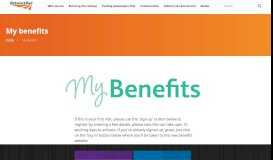 
							         My benefits - Network Rail								  
							    
