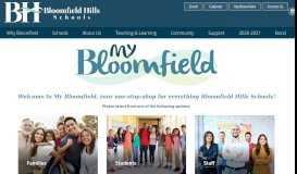 
							         MY Bloomfield - Bloomfield Hills Schools								  
							    
