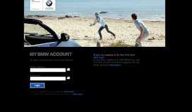 
							         My BMW Account - Login								  
							    
