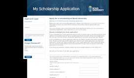 
							         My Bond Application | Scholarships - Bond University application								  
							    