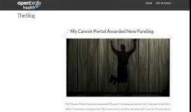 
							         My Cancer Portal Awarded New Funding - openbrolly ROC Digital ...								  
							    