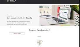 
							         My Capella - Capella University								  
							    