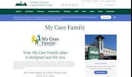 
							         My Care Family - Greater Lawrence Family Health Center								  
							    