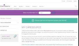 
							         My CareSource | CareSource								  
							    