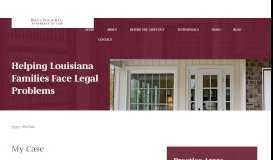 
							         My Case | Brett K. Duncan & Co. | Hammond, Louisiana								  
							    
