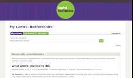 
							         My Central Bedfordshire - Central Bedfordshire Council								  
							    