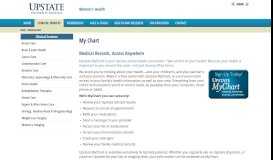 
							         My Chart | Women's Health Network | SUNY Upstate Medical University								  
							    
